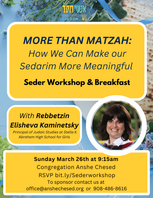 Banner Image for Seder Workshop & Breakfast